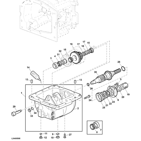 John Deere BEARING CONE