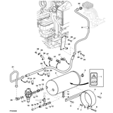 John Deere COMPRESSED AIR HOSE