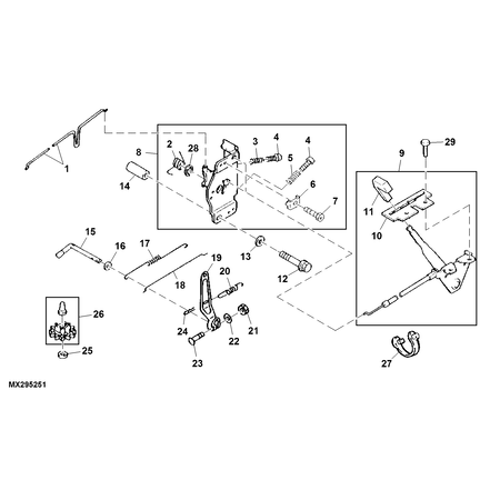 John Deere BOWDENZUG