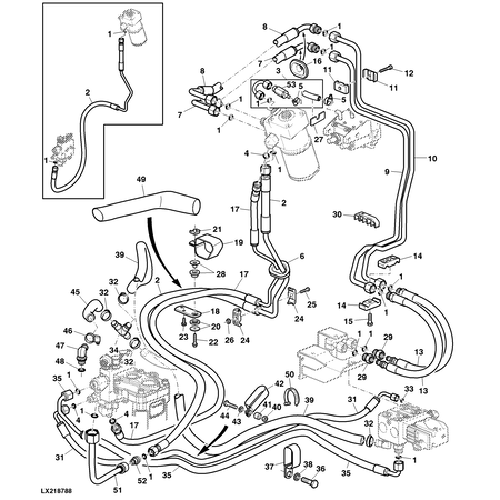 John Deere HYDRAULIKSCHLAUCH