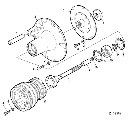 John Deere BALL BEARING