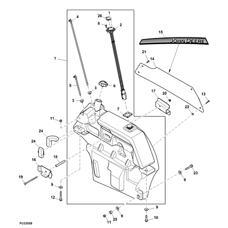 John Deere FILLER CAP