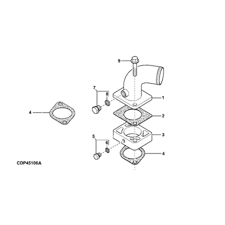 John Deere EINLASSDICHTUNG