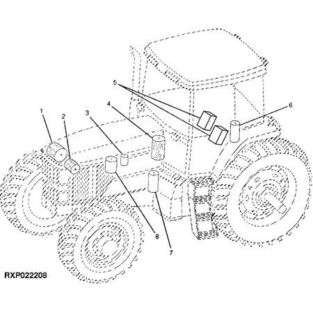 John Deere LUFTFILTER