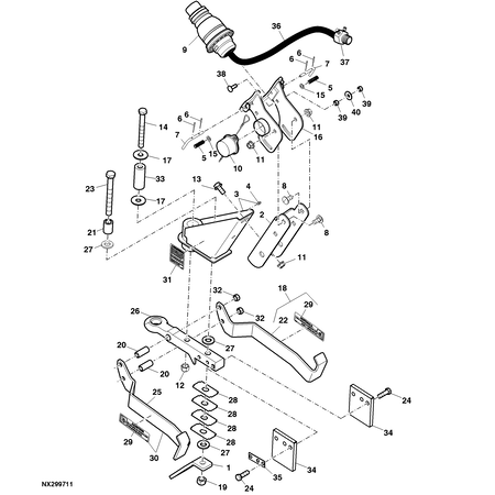 John Deere TENSION STICK