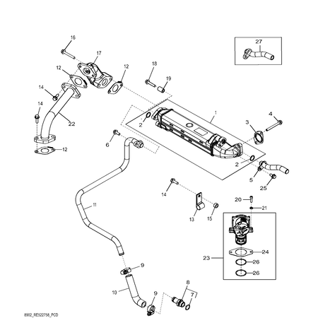 John Deere WÄRMETAUSCHER