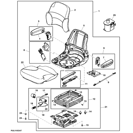 John Deere SEAT KIT