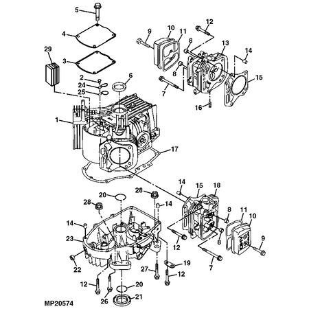 John Deere GASKET