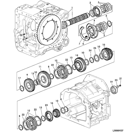 John Deere BEARING HOUSING W/O BEARING