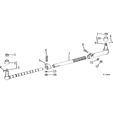 John Deere TIE ROD END