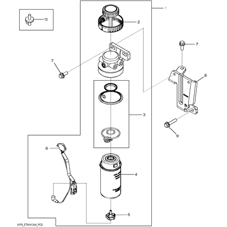 John Deere FUEL FILTER