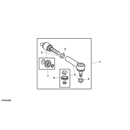 John Deere BALL JOINT