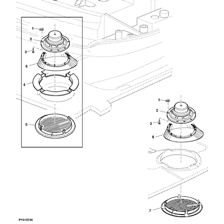 John Deere AIR FLOW TUBE