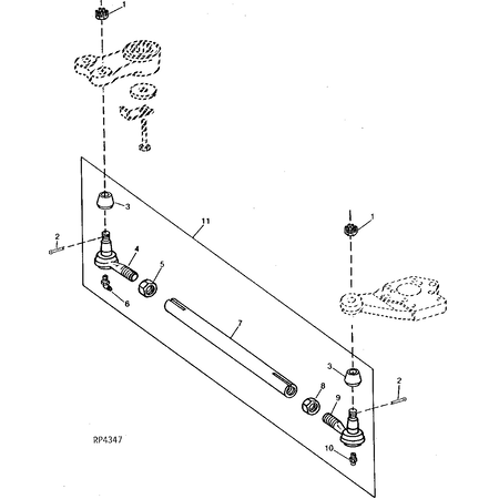 John Deere LOCK NUT