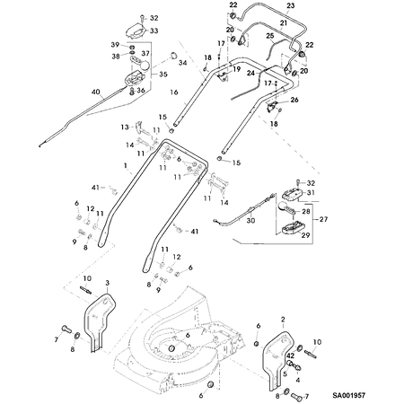 John Deere PUSH-PULL-KABEL