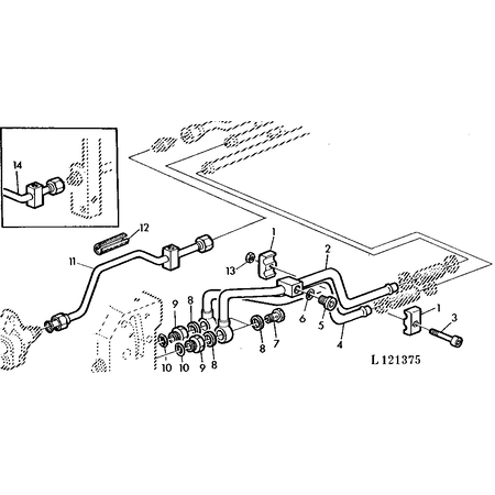 John Deere ABLAUFSCHRAUBE