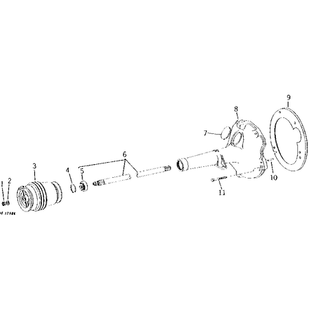 John Deere LOCK NUT