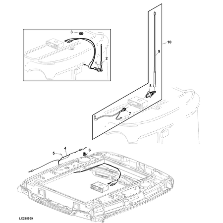 John Deere ANTENNA