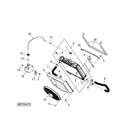 John Deere RADIATOR