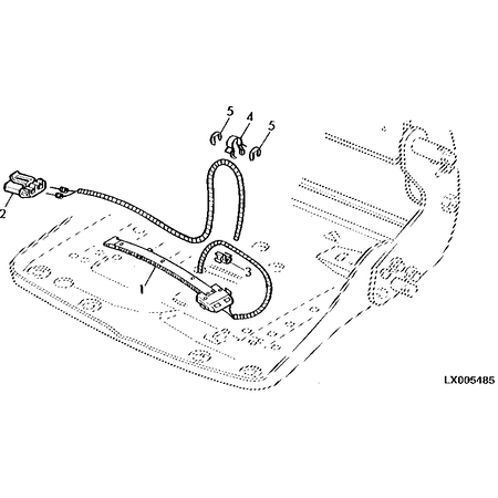 John Deere ELECTRICAL CONNECTOR A