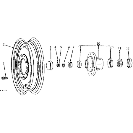 John Deere BEARING CONE