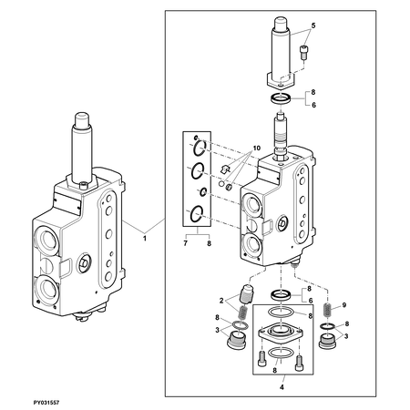 John Deere DETENT KIT