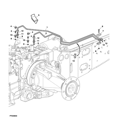 John Deere ADAPTERAUFNAHME