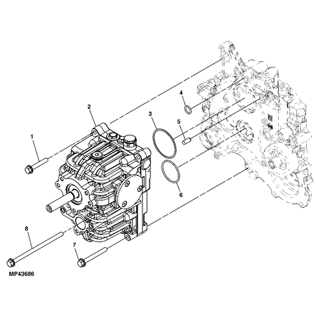 John Deere Dübelstift