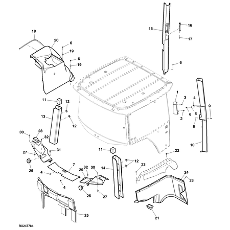 John Deere ACOUSTICAL UPHOLSTERY