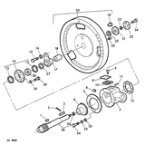 John Deere SATZ MIT 10 BREMSBOLZEN 1,50 PST