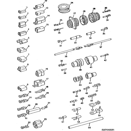 John Deere ELECTRICAL CONNECTOR ASSY