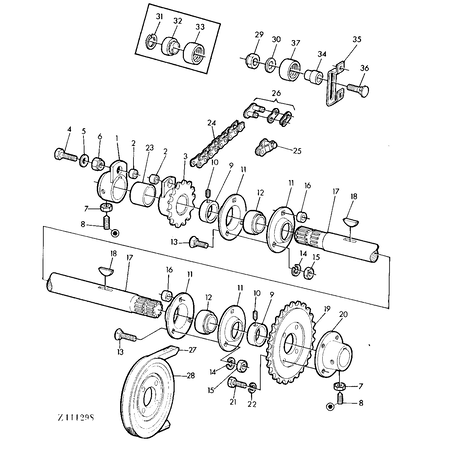 John Deere BALL BEARING