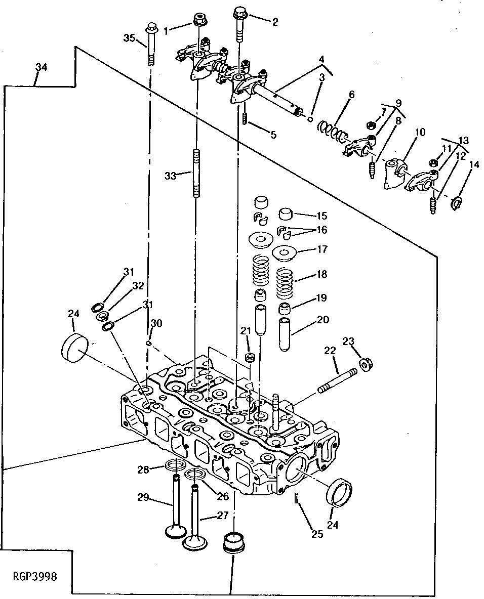 John Deere M800057 GLOW PLUG Kraakman parts Kraakman Parts