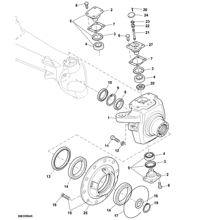 John Deere ADAPTER FITTING