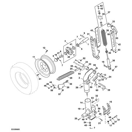 John Deere SCHMIERANSCHLUSS