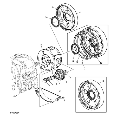 John Deere PADDING DISC