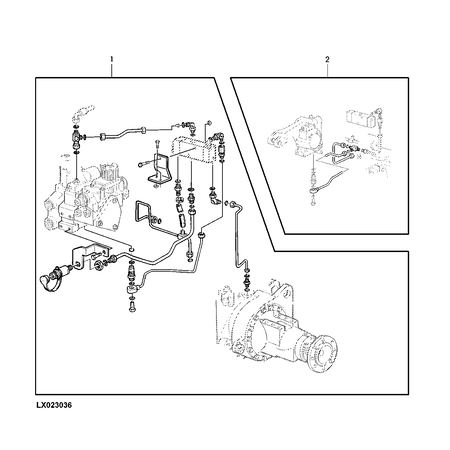 John Deere HYDRAULIC TRAILER BRAKE KIT