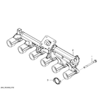 John Deere AUSPUFFKRÜMMER