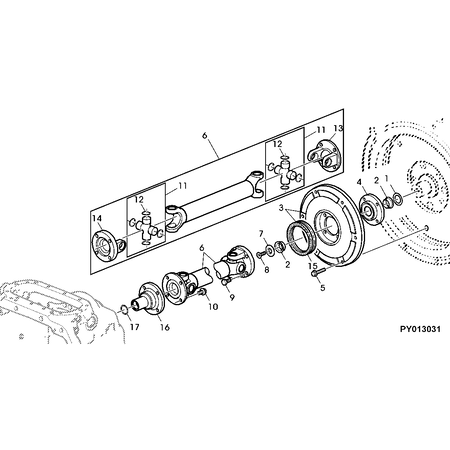 John Deere TORSIONSDÄMPFER