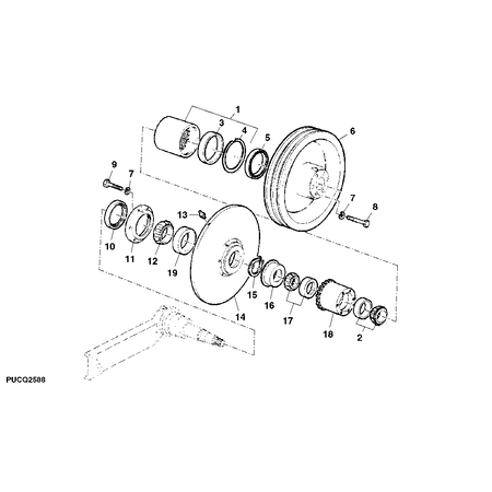 John Deere LAGERSCHALE