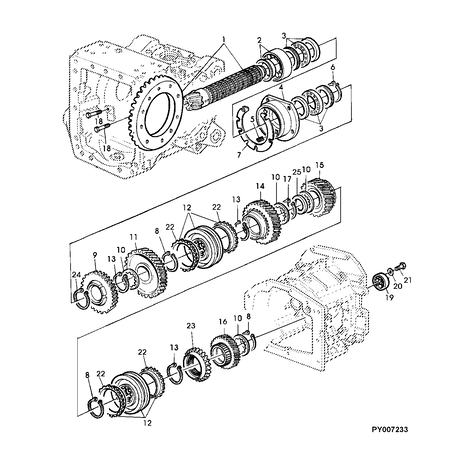 John Deere BEVEL GEAR DRIVE