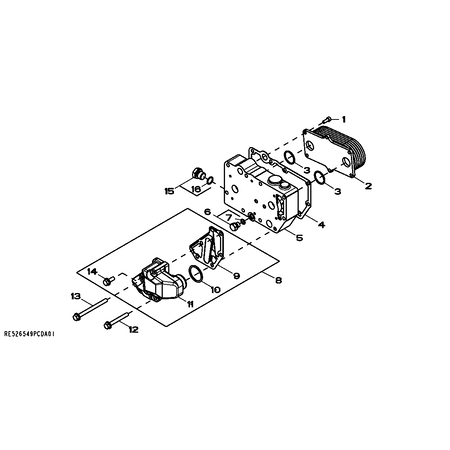 John Deere ADAPTERAUFNAHME