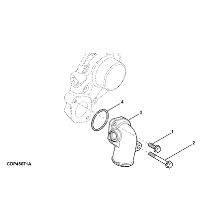 John Deere ELBOW FITTING