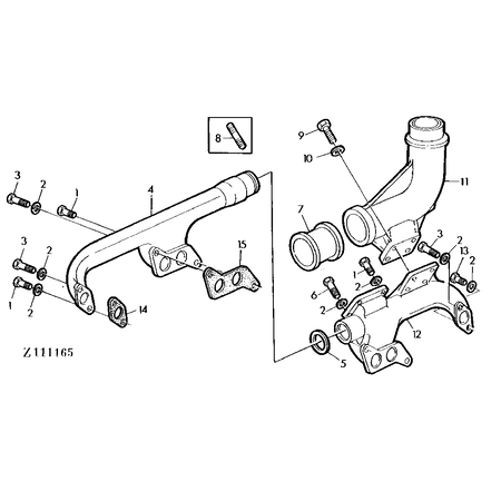 John Deere ADAPTERAUFNAHME