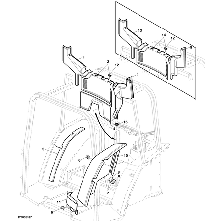 John Deere ACOUSTICAL UPHOLSTERY