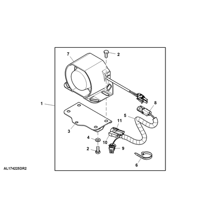 John Deere AUDIBLE WARNING ALARM