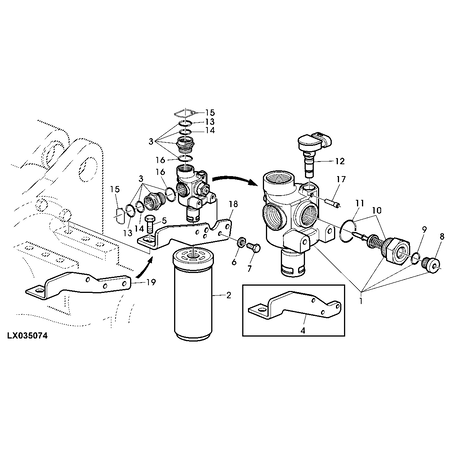 John Deere PRESSURE SWITCH