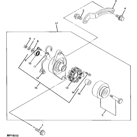 John Deere ALTERNATOR