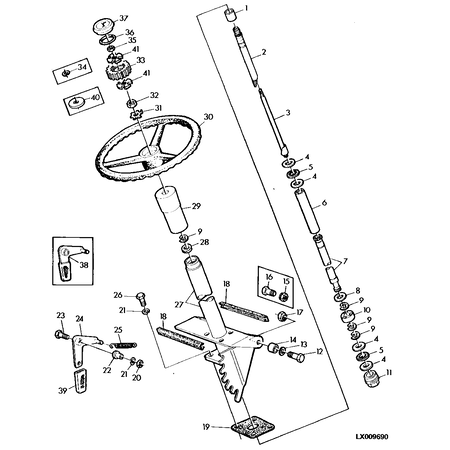 John Deere OIL SEAL IN STEERING HOUSE PUMP