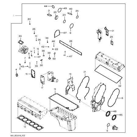 John Deere GASKET